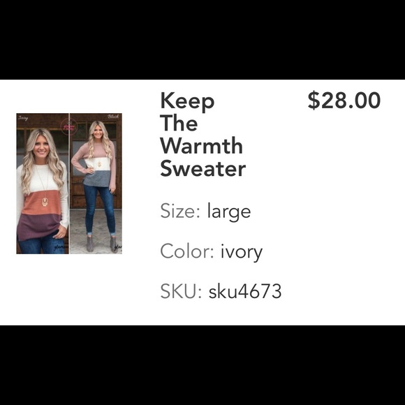 Glamour Farms Sweater - Picture 2 of 2